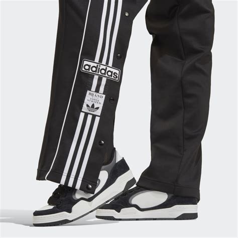 adidas originals always original adibreak satin pants in black|More.